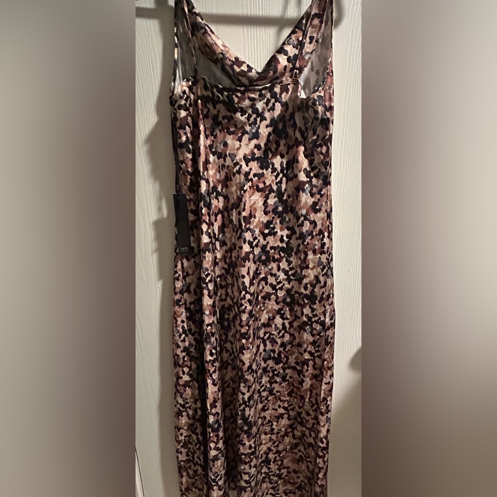Nicole Miller Animal print Slip dress size M NWT - Picture 2 of 3